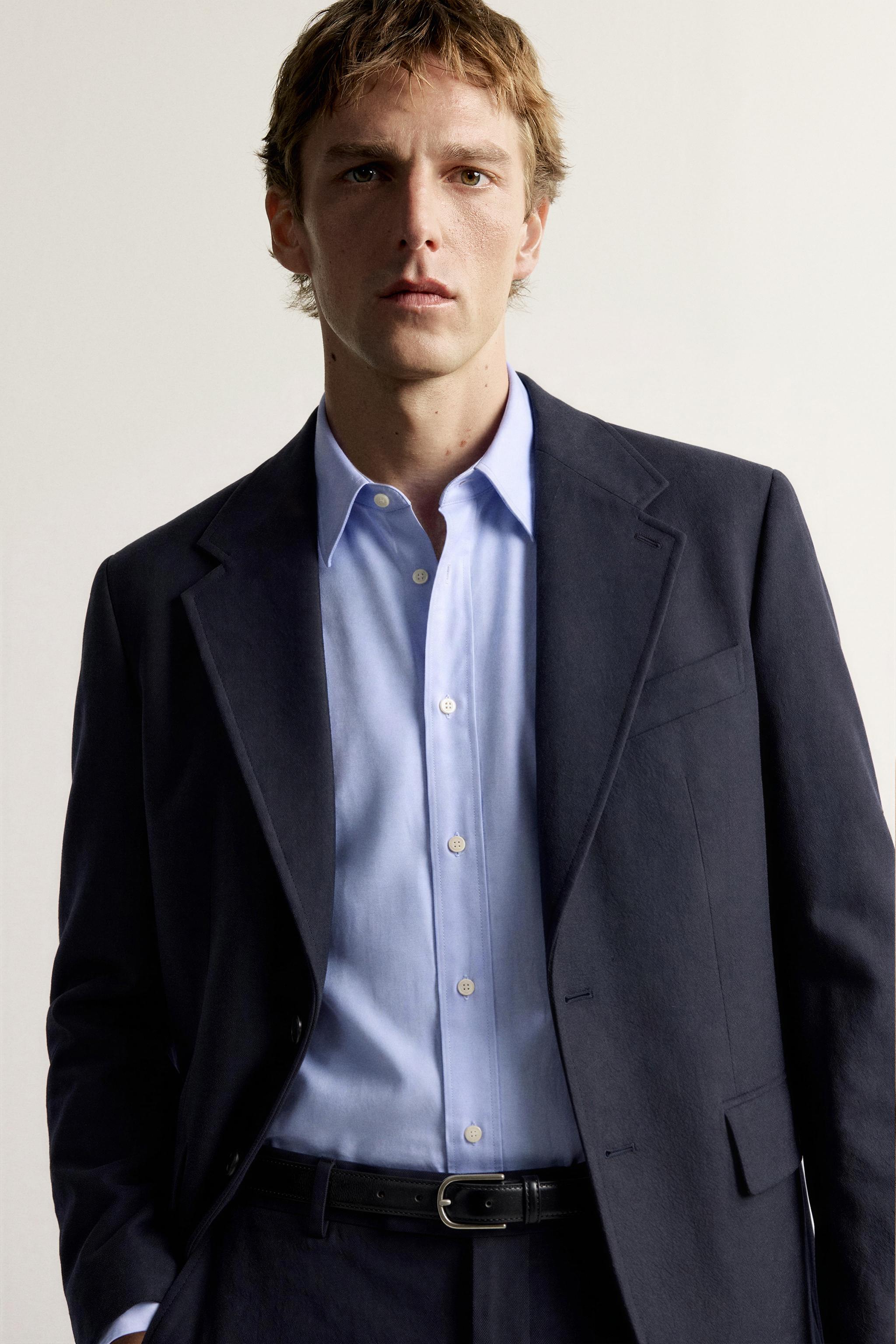 BLAZER DE COSTUME 100 % LAINE AARON LEVINE X ZARA